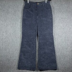 Marine Layer Bridget Corduroy Flare India Ink Blue Womens Size 14 #2052